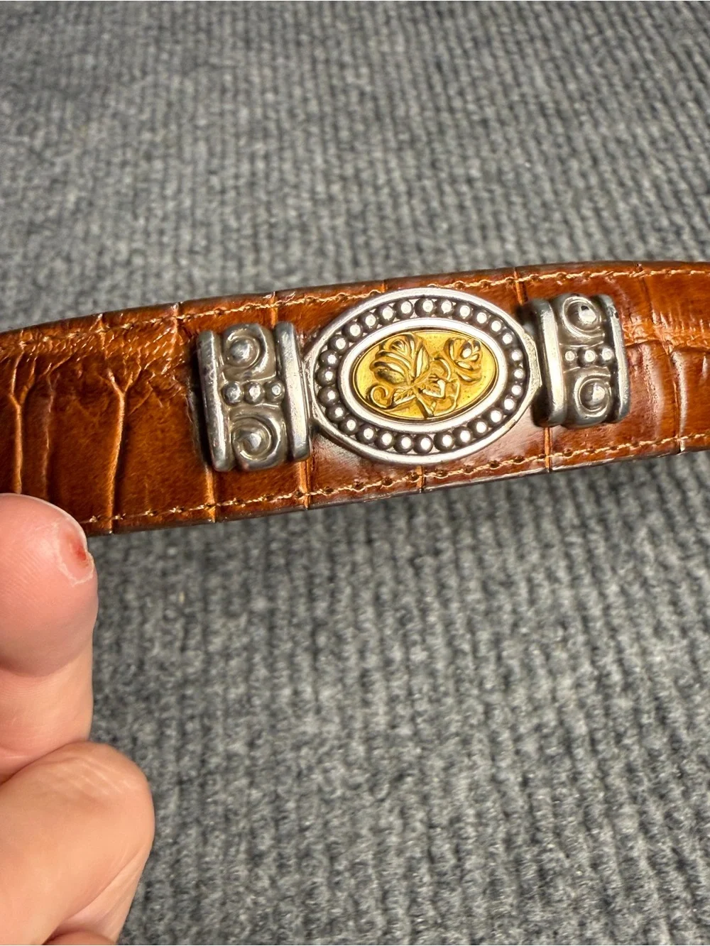 Vintage Brighton Museum Collection Leather Belt - Women’s Size Small Greco-Roman